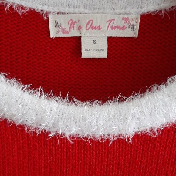 Mrs. Claus faux fur ruffle dress - Picture 2 of 5